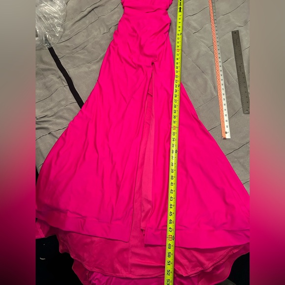 NOX Anabel DRESS Fusia hot pink, altered size 2 - Picture 12 of 15